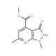 methyl 1,6-dimethyl-3-oxo-2,3-dihydro-1H-pyrazolo[3,4-b]pyridine-4-carboxylate - chemical structure image