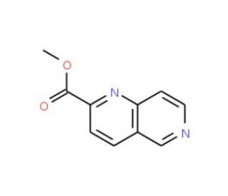 Methyl 1,6-naphthyridine-2-carboxylate (CAS 338760-63-7) - chemical structure image