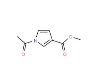 Methyl 1-acetyl-1H-pyrrole-3-carboxylate (CAS 126481-00-3) - chemical structure image