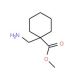 Structure moléculaire de Methyl 1-aminomethyl-cyclohexanecarboxylate, Numéro CAS: 99092-04-3 Methyl 1-aminomethyl-cyclohexanecarboxylate (CAS 99092-04-3) - chemical structure image