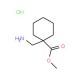 Methyl 1-aminomethyl-cyclohexanecarboxylate HCl (CAS 227203-36-3) - chemical structure image