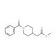 methyl (1-benzoylpiperidin-4-yl)acetate - chemical structure image