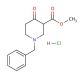 Methyl 1-benzyl-4-oxo-3-piperidinecarboxylate hydrochloride (CAS 3939-01-3) - chemical structure image