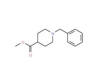 Methyl 1-Benzylpiperidine-4-carboxylate (CAS 10315-06-7) - chemical structure image