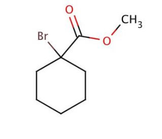 Methyl 1-bromocyclohexanecarboxylate (CAS 3196-23-4) - chemical structure image