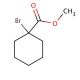 Methyl 1-bromocyclohexanecarboxylate (CAS 3196-23-4) - chemical structure image