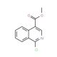 Methyl 1-chloro-4-isoquinolinecarboxylate (CAS 37497-86-2) - chemical structure image