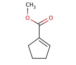 Methyl 1-cyclopentene-1-carboxylate (CAS 25662-28-6) - chemical structure image