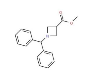 Methyl 1-(diphenylmethyl)azetidine-3-carboxylate (CAS 53871-06-0) - chemical structure image