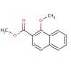 Methyl 1-methoxy-2-naphthoate (CAS 6039-59-4) - chemical structure image