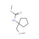 Methyl [1-(methoxymethyl)cyclopentyl]carbamate - chemical structure image