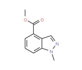 Methyl 1-methyl-1H-indazole-4-carboxylate (CAS 1071428-42-6) - chemical structure image
