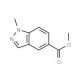 Methyl 1-methyl-1H-indazole-5-carboxylate (CAS 1092351-82-0) - chemical structure image