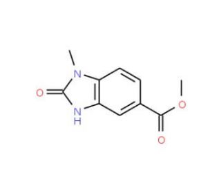 Methyl 1-methyl-2-oxo-2,3-dihydro-1H-1,3-benzimidazole-5-carboxylate - chemical structure image