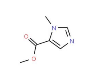 Methyl 1-methylimidazole-5-carboxylate (CAS 17289-20-2) - chemical structure image