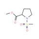 methyl 1-(methylsulfonyl)pyrrolidine-2-carboxylate - chemical structure image