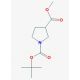 Methyl 1-N-Boc-DL-beta-prolinate (CAS 122684-33-7) - chemical structure image