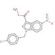 Methyl 1-(p-chlorobenzyl)-5-nitroindazolyl-3-carboxylate - chemical structure image