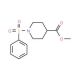 Methyl 1-(phenylsulfonyl)-4-piperidinecarboxylate (CAS 311794-15-7) - chemical structure image