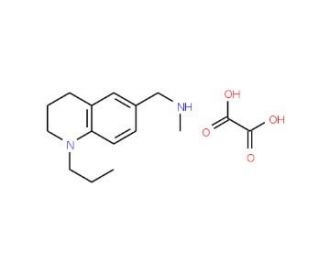 Methyl-(1-propyl-1,2,3,4-tetrahydro-quinolin-6-yl-methyl)-amine oxalate - chemical structure image