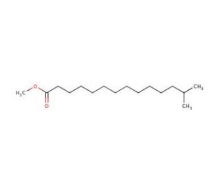 Methyl 13-methylmyristate (CAS 5129-59-9) - chemical structure image