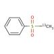Methyl-13C phenyl sulfone (CAS 125562-53-0) - chemical structure image