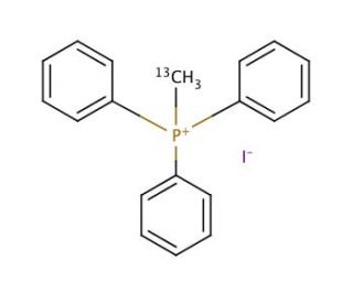 Methyl-13C-triphenylphosphonium iodide (CAS 81826-67-7) - chemical structure image