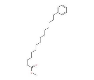 Methyl 15-phenylpentadecanoate (CAS 88336-99-6) - chemical structure image
