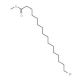 Methyl 16-bromohexadecanoate (CAS 26825-89-8) - chemical structure image