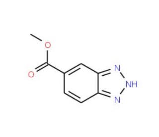 Methyl 1H-1,2,3-benzotriazole-5-carboxylate (CAS 113053-50-2) - chemical structure image