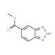 Methyl 1H-1,2,3-benzotriazole-5-carboxylate (CAS 113053-50-2) - chemical structure image