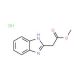 methyl 1H-benzimidazol-2-ylacetate hydrochloride (CAS 49672-05-1) - chemical structure image