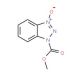 Methyl 1H-benzotriazole-1-carboxylate, 3-oxide (CAS 76266-27-8) - chemical structure image