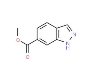 Methyl 1H-indazole-6-carboxylate (CAS 170487-40-8) - chemical structure image