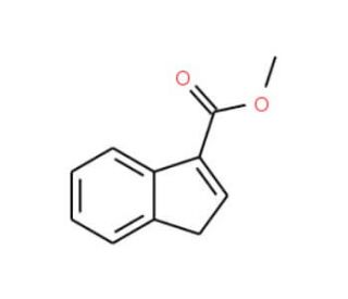Methyl 1H-indene-3-carboxylate (CAS 39891-79-7) - chemical structure image