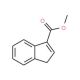 Methyl 1H-indene-3-carboxylate (CAS 39891-79-7) - chemical structure image