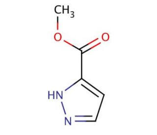 methyl 1H-pyrazole-3-carboxylate (CAS 15366-34-4) - chemical structure image