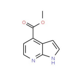 Methyl 1H-pyrrolo[2,3-b]pyridine-4-carboxylate (CAS 351439-07-1) - chemical structure image