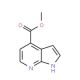 Methyl 1H-pyrrolo[2,3-b]pyridine-4-carboxylate (CAS 351439-07-1) - chemical structure image