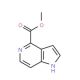 Methyl 1H-pyrrolo[3,2-c]pyridine-4-carboxylate (CAS 1040682-92-5) - chemical structure image