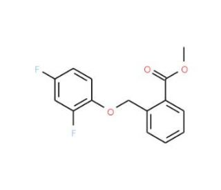 Methyl 2-[(2,4-difluorophenoxy)methyl]benzoate - chemical structure image