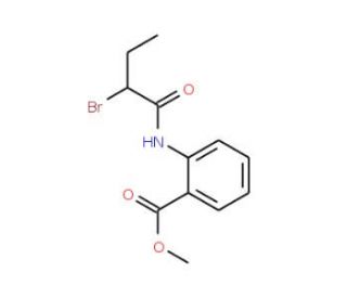Methyl 2-[(2-bromobutanoyl)amino]benzoate - chemical structure image