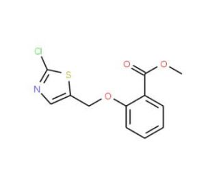 Methyl 2-[(2-chloro-1,3-thiazol-5-yl)methoxy]-benzenecarboxylate - chemical structure image