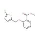 Methyl 2-[(2-chloro-1,3-thiazol-5-yl)methoxy]-benzenecarboxylate - chemical structure image