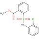 methyl 2-{[(2-chlorophenyl)amino]sulfonyl}benzoate (CAS 221242-82-6) - chemical structure image