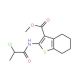 methyl 2-[(2-chloropropanoyl)amino]-4,5,6,7-tetrahydro-1-benzothiophene-3-carboxylate - chemical structure image