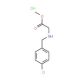 methyl 2-{[(4-chlorophenyl)methyl]amino}acetate hydrochloride - chemical structure image