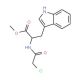 methyl 2-[(chloroacetyl)amino]-3-(1H-indol-3-yl)propanoate (CAS 108273-71-8) - chemical structure image