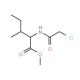 methyl 2-[(chloroacetyl)amino]-3-methylpentanoate - chemical structure image