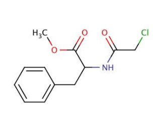 methyl 2-[(chloroacetyl)amino]-3-phenylpropanoate - chemical structure image